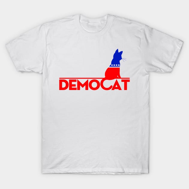 Democat T-Shirt by flyingpiggiedesigns